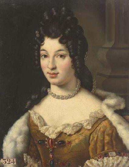 Jean-Baptiste Santerre Portrait of Maria Adelaide of Savoy oil painting image
